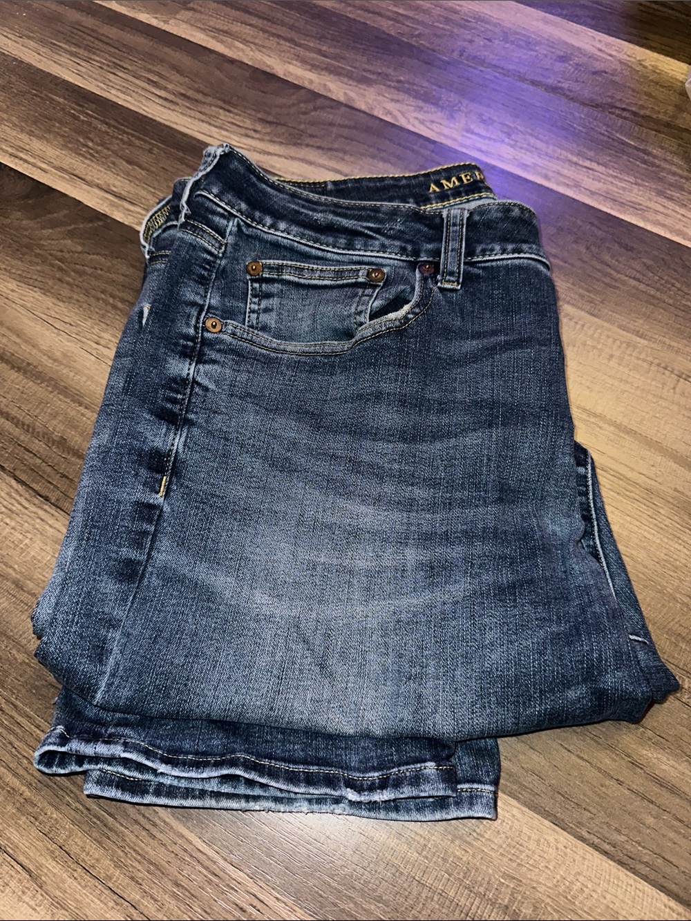American Eagle Outfitters Navy Blue Jeans Bootcut